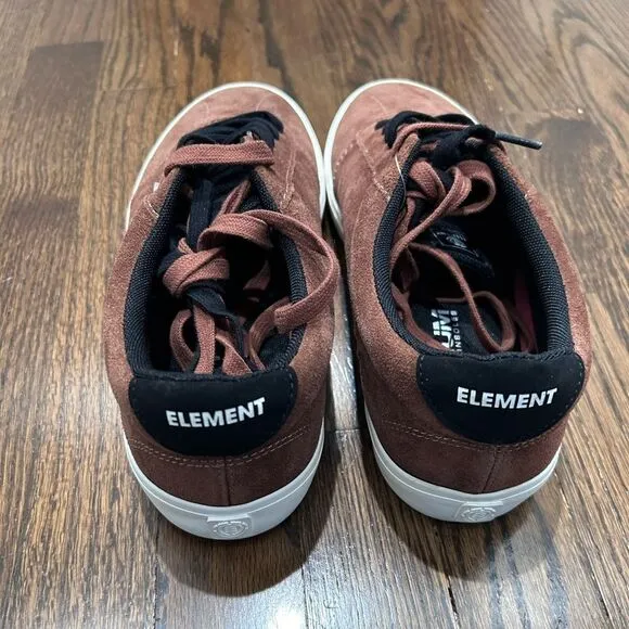 New Element Men's Sawyer Leather Sneaker Size 11 Brown