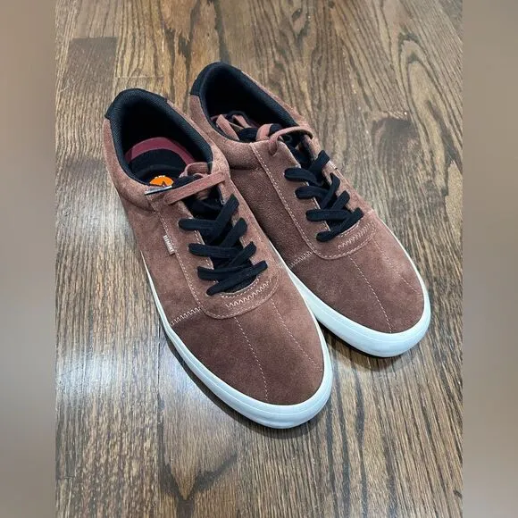 New Element Men's Sawyer Leather Sneaker Size 11 Brown
