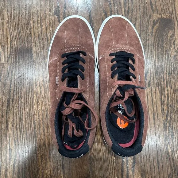 New Element Men's Sawyer Leather Sneaker Size 11 Brown