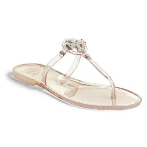 New in Box Tory Burch Jelly Mini Miller Sandal GRAY US 6 7 8 AUTHENTIC