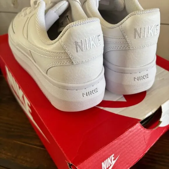 New in Box women’s white Nike court vision tennis shoes size 11