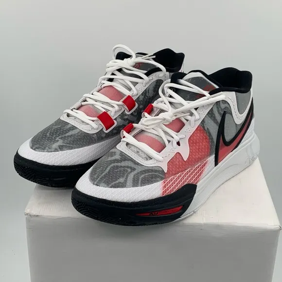 🌹New Listing🌹 NIB Nike Kyrie 8 White/University Red DJ6017-100 Size 14M or 15.5W