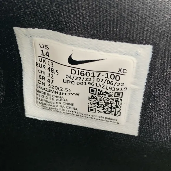 🌹New Listing🌹 NIB Nike Kyrie 8 White/University Red DJ6017-100 Size 14M or 15.5W