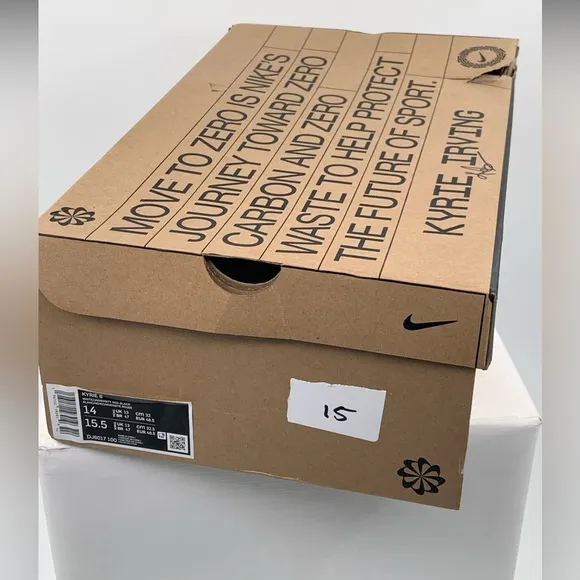 🌹New Listing🌹 NIB Nike Kyrie 8 White/University Red DJ6017-100 Size 14M or 15.5W