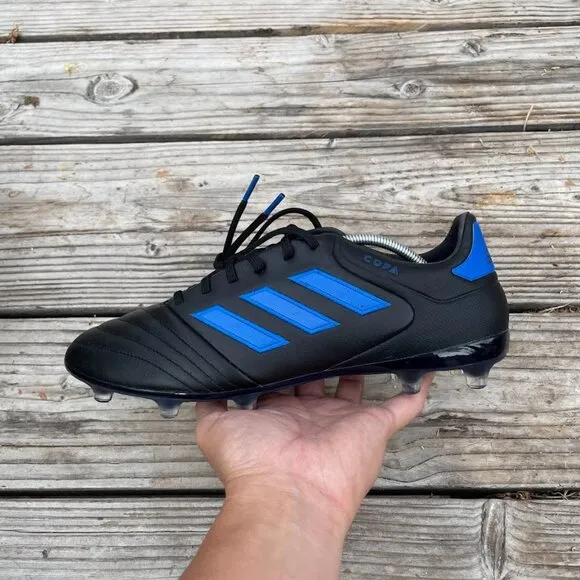 New Men adidas Copa Gloro 17.2 FG Firm Ground Black Blue Soccer Cleats