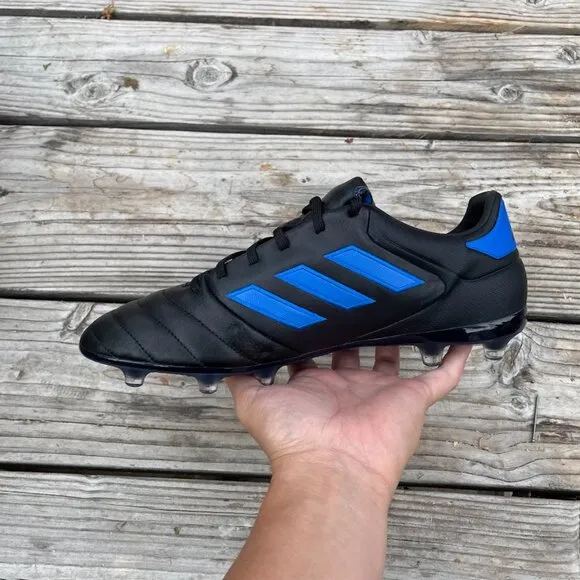 New Men adidas Copa Gloro 17.2 FG Firm Ground Black Blue Soccer Cleats