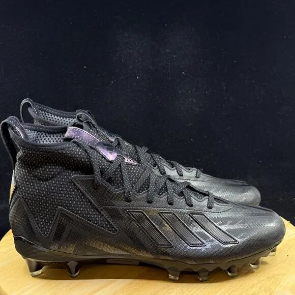 New Men's 13 Adidas Freak Ultra 23 Inline Black Chrome Football Cleats GW1739