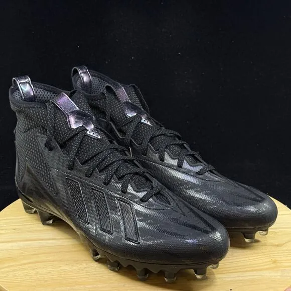 New Men's 13 Adidas Freak Ultra 23 Inline Black Chrome Football Cleats GW1739
