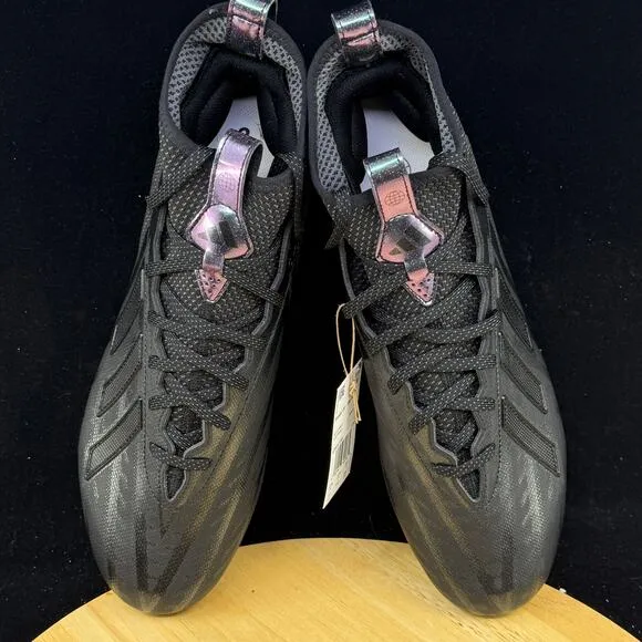 New Men's 13 Adidas Freak Ultra 23 Inline Black Chrome Football Cleats GW1739