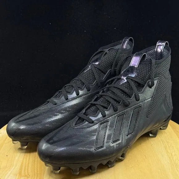 New Men's 13 Adidas Freak Ultra 23 Inline Black Chrome Football Cleats GW1739
