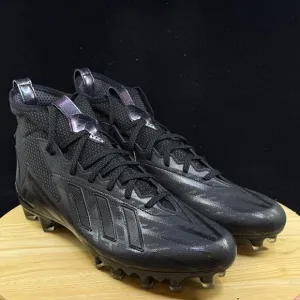 New Men's 13 Adidas Freak Ultra 23 Inline Black Chrome Football Cleats GW1739