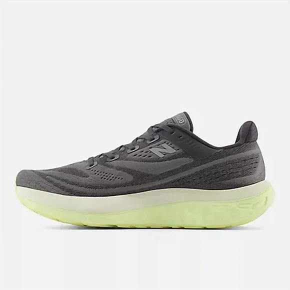 NEW NEW BALANCE men's vongo v6 running sneakers in harbor grey with limelight an