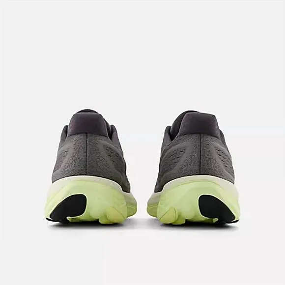 NEW NEW BALANCE men's vongo v6 running sneakers in harbor grey with limelight an
