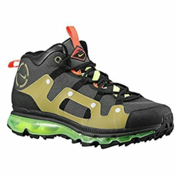 New  Nike Air Max Minot - Newsprint / Volt-metallic Silver-black, Size  6.5