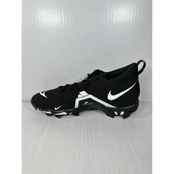 NEW Nike Alpha Menace 3 Shark Football Cleats Black White CV0582-001