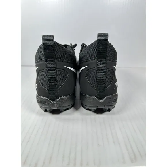 NEW Nike Alpha Menace 3 Shark Football Cleats Black White CV0582-001