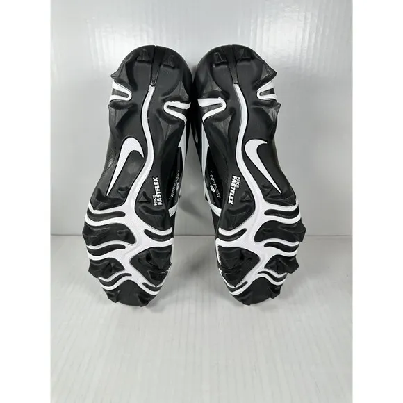 NEW Nike Alpha Menace 3 Shark Football Cleats Black White CV0582-001