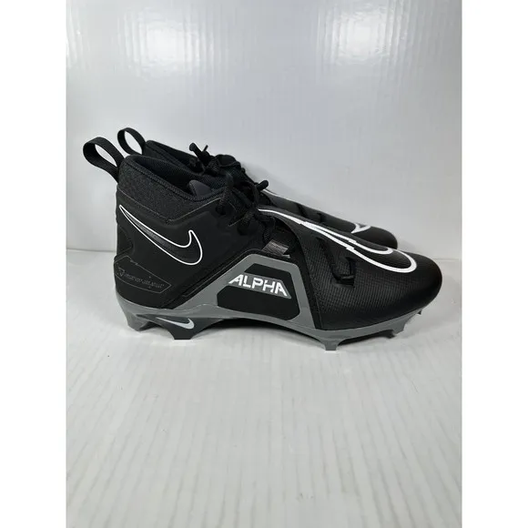 NEW Nike Alpha Menace Pro 3 Shadow Black Football Cleats CT6649-010