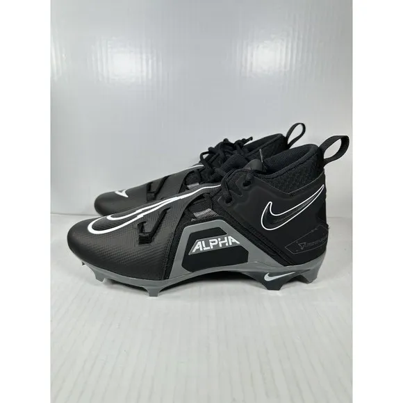NEW Nike Alpha Menace Pro 3 Shadow Black Football Cleats CT6649-010