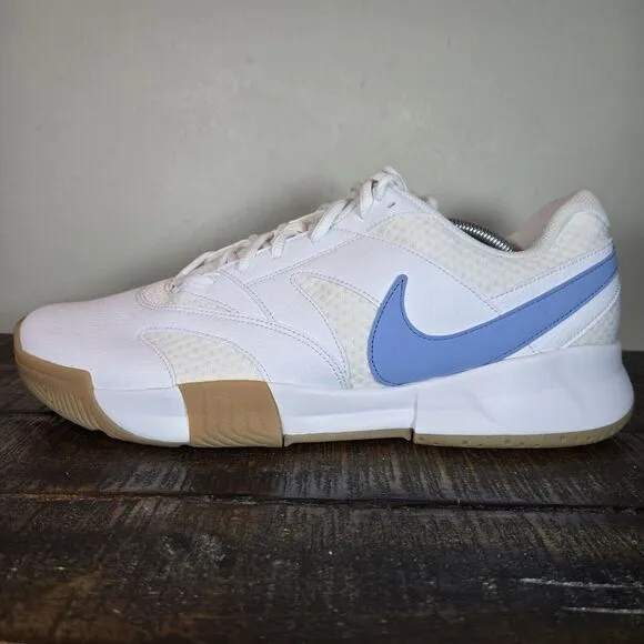 NEW Nike Court Lite 4 Tennis Mens Size 13 Court Shoe White Light Blue FD6574-107