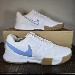 NEW Nike Court Lite 4 Tennis Mens Size 13 Court Shoe White Light Blue FD6574-107
