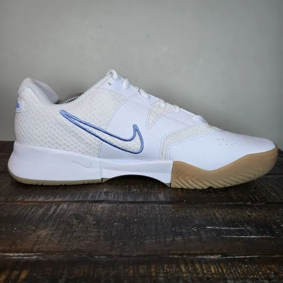 NEW Nike Court Lite 4 Tennis Mens Size 13 Court Shoe White Light Blue FD6574-107