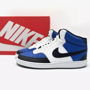 NEW Nike Court Vision Mid Next Nature Shoes Men's Size 12 FQ8740-480 Blue