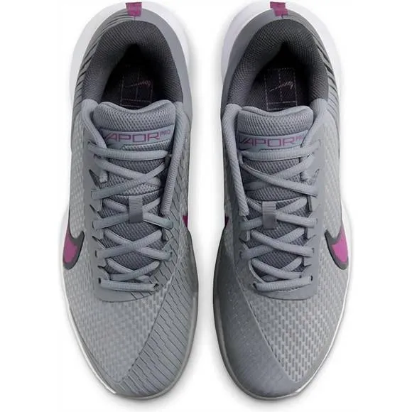 NEW NIKE men's zoom vapor pro 2 hard court tennis shoes in smoke grey/dark smoke
