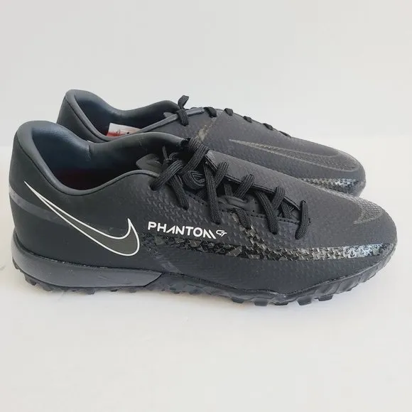 NEW Nike Phantom GT2 Academy Turf Soccer Shoes DC0803-001 Size 5.5 Black