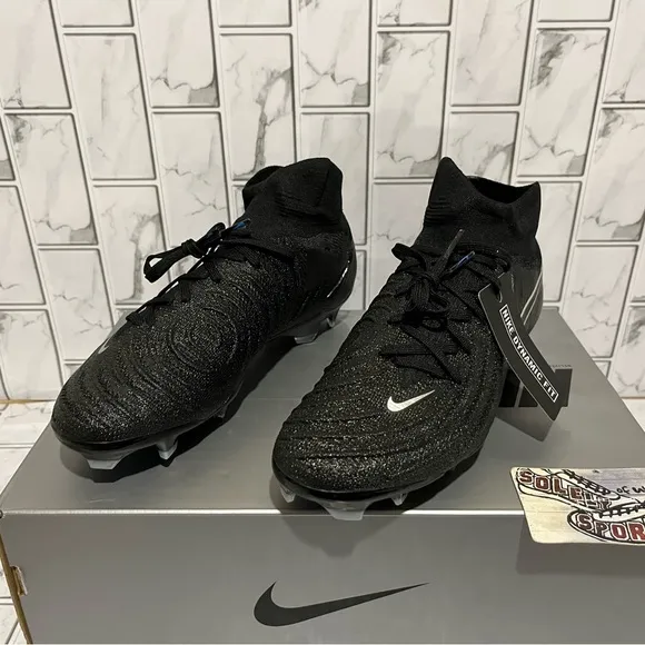 New Nike Phantom Luna II Elite FG Soccer Cleats Black ACC FJ2572-001 6.5 8