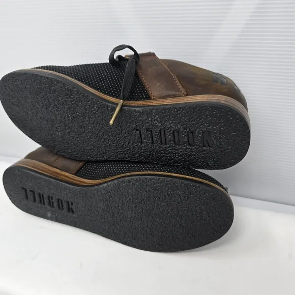 New NOBULL Lifters Black Brown Coffee Gym Leather Shoes Size Mens 4.5  Womens 6