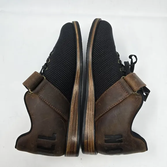 New NOBULL Lifters Black Brown Coffee Gym Leather Shoes Size Mens 4.5  Womens 6