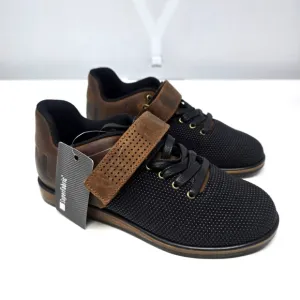 New NOBULL Lifters Black Brown Coffee Gym Leather Shoes Size Mens 4.5  Womens 6