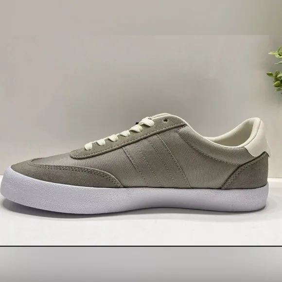 NEW Polo Ralph Lauren Court VLC Men’s Lace Up Sneakers Shoes Gray Size 9, 12