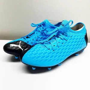NEW Puma Future 5.4 Netfit Firm Ground Soccer Cleats Mens Blue Shoes Size 7.5