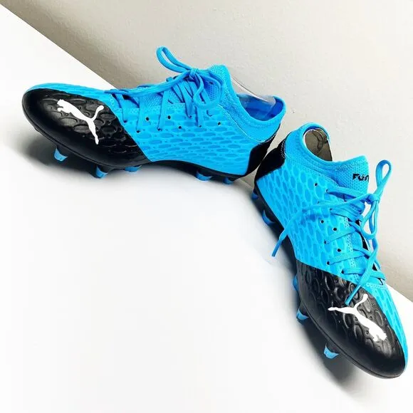 NEW Puma Future 5.4 Netfit Firm Ground Soccer Cleats Mens Blue Shoes Size 7.5