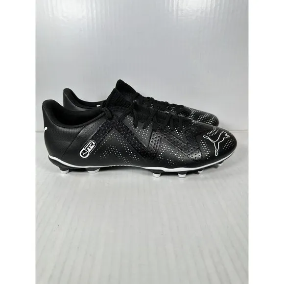 NEW Puma Future FG / AG Black White Soccer Cleats Mens Size 11.5 107187-02