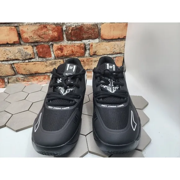 New Puma MB.01 Dreams 2022 Size 13 Rare Black White Basketball Iridescent Low Lo