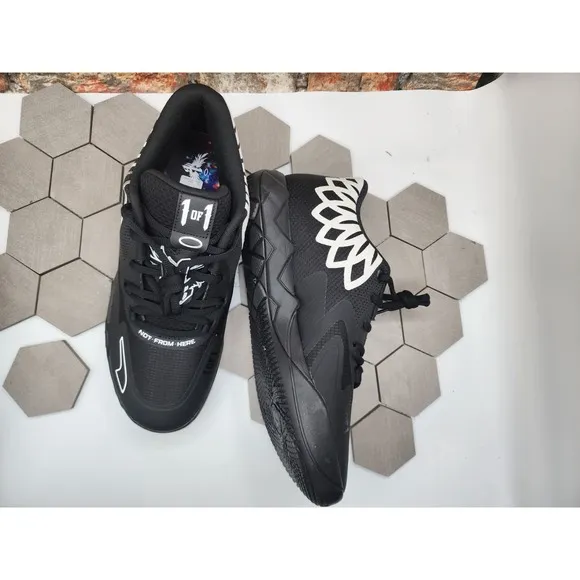 New Puma MB.01 Dreams 2022 Size 13 Rare Black White Basketball Iridescent Low Lo