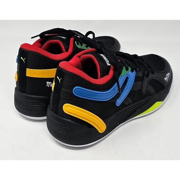 NEW! PUMA Mens TRC Blaze Court Black Fives Athletic Basketball Shoes‎ Size US 11