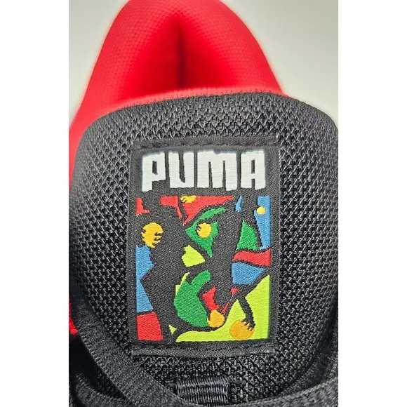 NEW! PUMA Mens TRC Blaze Court Black Fives Athletic Basketball Shoes‎ Size US 11