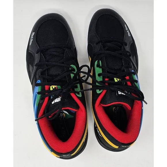 NEW! PUMA Mens TRC Blaze Court Black Fives Athletic Basketball Shoes‎ Size US 11