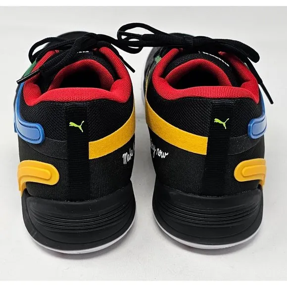 NEW! PUMA Mens TRC Blaze Court Black Fives Athletic Basketball Shoes‎ Size US 11