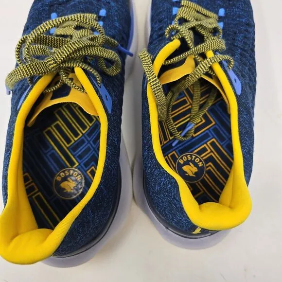 New Rabbit Dream Chaser Running Shoes Boston‎ Marathon Blue Men's Size 12.5 EUC
