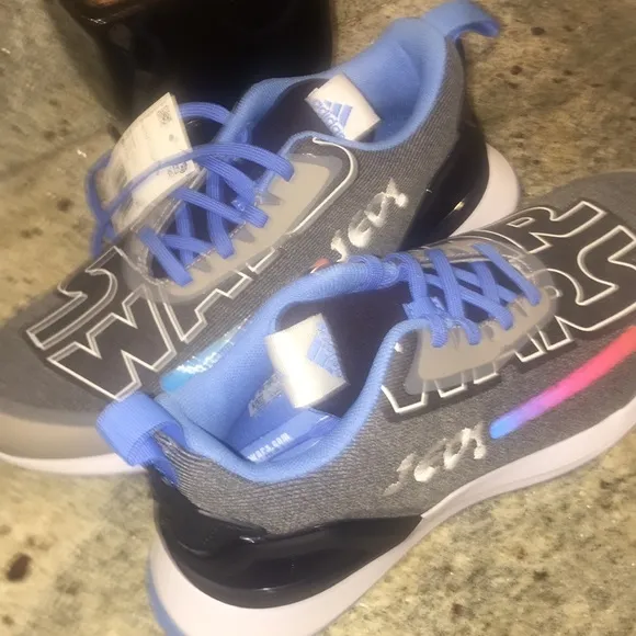 ❤️NEW!!!❤️ RARE!!! Hard to find.ADIDAS RapidaRun Starwars Jedi Shoes.