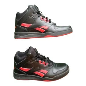 New : Reebok Men's Black &amp; Red BB4500 HI Basketball Shoes Size 10