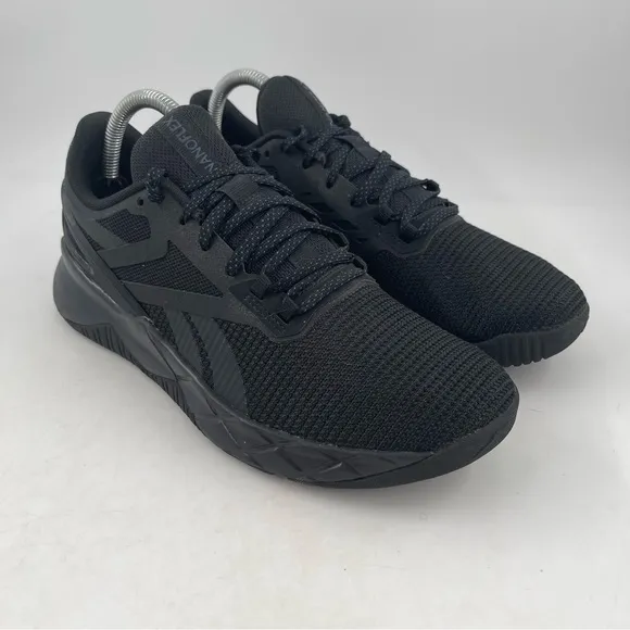 NEW Reebok Men’s Nanoflex TR “Core Black” Marathon Running Shoes - Size 7 1/2