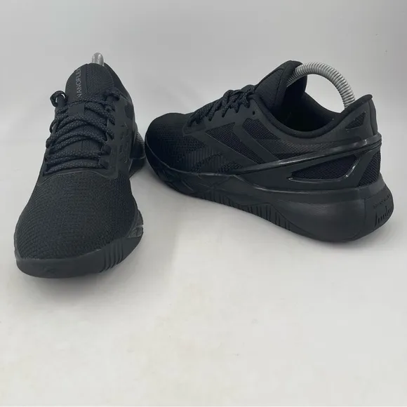 NEW Reebok Men’s Nanoflex TR “Core Black” Marathon Running Shoes - Size 7 1/2