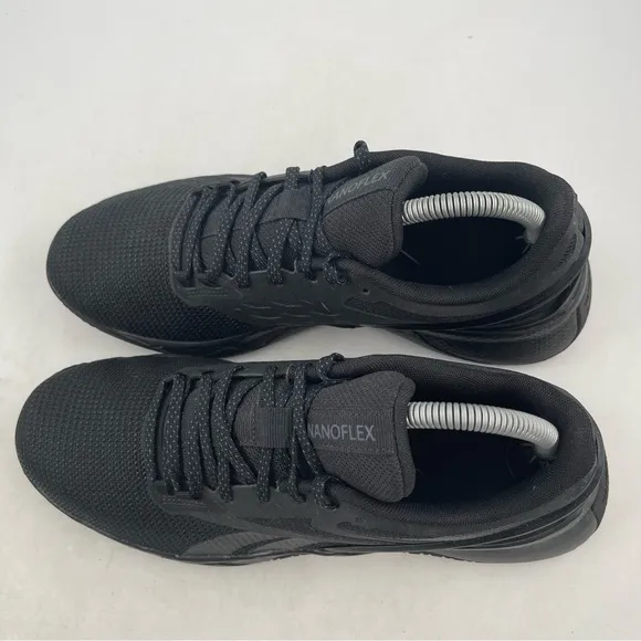 NEW Reebok Men’s Nanoflex TR “Core Black” Marathon Running Shoes - Size 7 1/2
