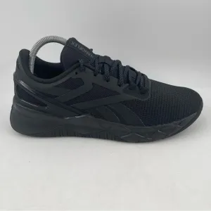NEW Reebok Men’s Nanoflex TR “Core Black” Marathon Running Shoes - Size 7 1/2